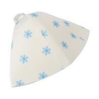 Sauna Hat Universal Cute Snowflake Print Water Absorption Breathable Felt Bath Hat for Sauna Bath