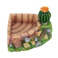 Reptile Water Feeder Dish Crawler Lizard Tortoise Food Bowls Pet Feeding Tool25589