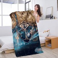 T-Tomorrowlands Muzikos Logotipas Mikropluošto Spausdintas Paplūdimio Rankšluostis Kalnų Kopimas Joga Paplūdimys Plaukimas Bėgimas Sugeriantis Minkštas Rankšluostis W30*H60(CM)