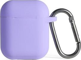 Fioletinis silikoninis dėklas Apple Airpods 1/2