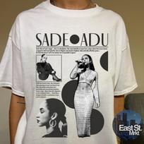 SADE Poster T-Shirt v2: Vintage Music Style Retro 80s 90s Graphic Tee S