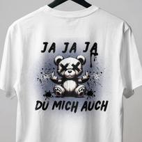 Yes Yes Yes You Me Too Shirt, Sarcastic Teddy Bear Tee, Funny German Quote T-Shirt, Meme Shirt, Streetwear Gift 4XL