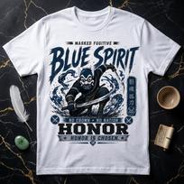 Avatar The Last Airbender Shirt, Blue Spirit Zuko Tee, Fire Nation Anime Gift S