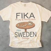 Fika Sweden Shirt, Swedish Coffee Shirt Unisex, Comfort Colors Tee, Scandinavian Gift, Coffee Lover Shirt, Cinnamon Roll Tee, Hygge Shirt 2XL
