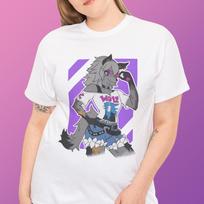 Wolf Girl Wolfie T-Shirt - Unisex Heavy Cotton Tee S