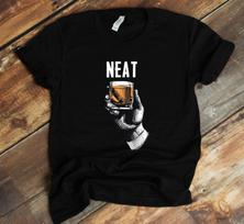 Whiskey Neat T-Shirt, Shirt For Whisky Lover, Irish Whiskey, Bourbon Tee, Drink Lover, Tank-top, T-shirt S