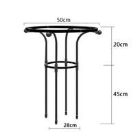 Sodo atrama Augalų atrama Obelisko formos Lengvas metalas 65CM