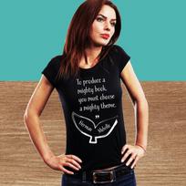 Moby Dick Shirt | Herman Melville | Book Quote | Author Tee | Classic Book 2XL
