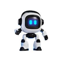 New AI Interactive Desk Robot with Voice Recognition Feature Talking Companion, Learning Games, Educational Toy for Kids balta