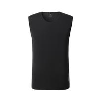 Challenger Nylon Spandex Men'S Round Neck Sleeveless Base Layer Black Bk/S