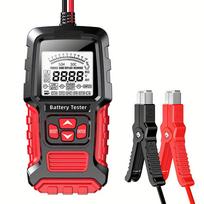 12V 24V Lead-acid Car Battery Tester LCD Digital Measurement Diagnostic Battery Analyzer Tool for Vehicle Truck Motorcycle raudona