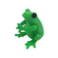 3D Printed Novelty Frog Pen Stand Plastic Cute Frog Pencils Holder  Office Desk Decor žalia