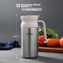 316 Stainless Steel Oil Dispenser Bottle for Home Use, Non-Drip Kitchen Oil Bottle, Soy Sauce And Seasoning Bottle with Automatic Opening And Closing