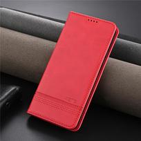 Magnetinis odinis telefono dėklas, skirtas Samsung Galaxy A17 A07 A37 A57 A16 A36 A56 A26 A15 A35 A55 A06 A14 A34 A54, piniginės tipo atverčiamas dangtelis Galaxy A17 raudona