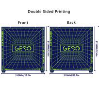 For Creality K1 Max Upgrade Geco Plate 310x315mm Double Sided Printing K1 Max Build Plate Pla No Heat Strong Adhesion Cold Bed 1pcs