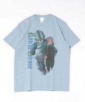 Jojos Bizarre Adventure Printed TShirt 26s1 Light Blue Japan New L