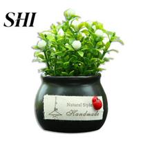 Decoration Car Ornament Not Easy to Fade Fine Craftsmanship Indeformable No Watering Realistic Appearance Decorate Vivid Simulation Green Plant juoda