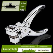 Triangle Hole Punch Pliers for Food Bags and PVC/Hard Cardboards