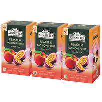 Ahmad Tea Peach Passion Fruit Bags 20 3 packs individually wrapped British famous brand black