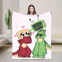 Dandys World Astro miego flaneliniai pledai itin minkštas užklotas lauko kelionėms lėktuvu gatvės lovatiesė sofos lovos užvalkalas 75X95CM