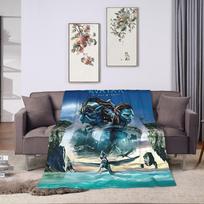 Filmo Avataras: Vandens kelias Antklodė Kelioninė Biuro Flanelinė Mesti Antklodė Svetainei Minkšta Šilta Individualios Kokybės Lovatiesė 75X95CM