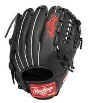 Rawlings suaugusiųjų beisbolo pirštinė GRXASPLN 55 colio Minkšta beisbolo juoda metimo pirštinė [Specialus leidimas] 11,75 Universali dešiniarankiams juoda