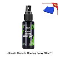 Ultimate Ceramic Coating Spray Hydrophobic High Gloss Paint Protection 9H Nano Top Long Lasting Wax Car Care Detail