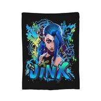 Arcane Game Blanket Flannel Printed Breathable Lightweight Thin Throw Blanket for Bed Bedroom Rug Piece Size: 75*100cm, Weight: 230 GSM