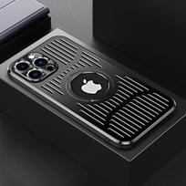 Applicable To IPhone16 Magnetic Leakage Mark Mobile Phone Case Metal Heat Dissipation Apple 15 ProMax Breathable Anti-fall Protection Case iPhone16 juoda