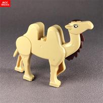 5pcs MOC Bricks Animal Camel Desert Explore Mounts Educational Building Blocks figure DIY Toys for children Dolls gifts