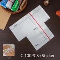20/100 Pcs Disposable Sushi Roll Packaging Bags Japanese Cartoon Print For Rice Ball Bento Lunch Food Wrap
