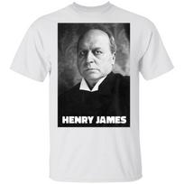 Henry James Portrait of a Lady Author Tee Shirt American Writer G500 5.3 oz. T shirt S
