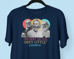 Walt Whitman Resist Much, Obey Little Protest T shirt, Walt Whitman Quote T shirt, Activist T shirt, Gift for Poetry lovers 4XL