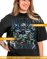 The Dark Side Defense Leonard Williams DeMarcus Lawrence Nick Emmanwori Devon Witherspoon Ernest Jones IV Vintage Shirt Sport Tee SweaT-Shirt L gray