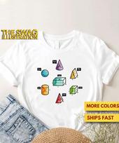 Speaking Volumes Maths Pun Math Shirt, Surface Area Volume Math Nerd, Math Geek Geometry GifT shirt, Math Formula, Equation Soft Premium Tee M