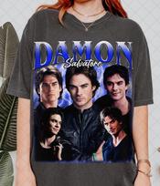Comfort Colors Damon Salvatore Vintage T shirt, Gift For Woman And Man Unisex T shirt 2XL