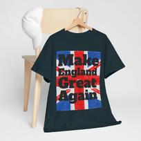 Make England Great Again UK Patriot Casual Wear, Political Statement Shirt, Gift for British Patriots, MEGA Style, English Patriot Shirt S