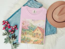 Stardew Valley T-Shirt Cozy Gaming Aesthetic Gamer Girl Gift Indie Game Pelican Town Farm Life Art Lover Unique Gamer Tee T-shirt M