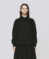 Monophobia Cotton Shirt With Raw Cutting Line Black M