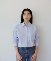 D Noah Standard Cotton Shirt (Light Blue)