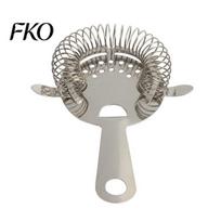 Shaker Strainer Cocktail Strainer, Stainless Steel Bar 4 Prong with High Density Spring, Drink Professional Bartending Tools for 1pc
