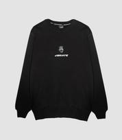 Vibrate Cross Basic Logo Sweat Shirt (Black) Black/S