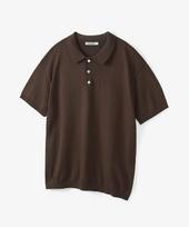 X Container Cool Collar Half Knit (Brown) L/Free