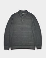 Vibrante Rich Wool Collared Knit - Charcoal Charcoal/L/Free