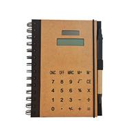 Customized B5 Spiral Bound Notebook Multifunction Electronic Calculator Paper Cover Promotional Offer Box Printed Paper Bag (Beige,20.5*16*2cm) smėlis