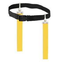 Adjustable American Football Flag Durable Rugby Flag Tag Football Training Belt  Match Training geltona