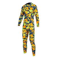 3mm Neoprene Wetsuit Men Women Full Body Dive Suit Camo Pattern Warm Thermal Surf Snorkeling Freediving Winter Summer Small geltona kamufliažinė spalva
