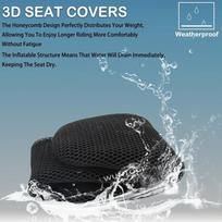 For Aprilia Tuareg 660 Motorcycle Nylon Mesh Cushion Cover 3D Airflow Honeycomb Seat Cover Protect Cushion Tuareg660 2021-2023 Seat Cover