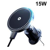 Efficient 25W 15W Magnetic Wireless Car Charger Magnetic Air Vent Mount Holder with Intelligent Fast Chip for Safe Driving View Universal žalia