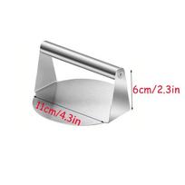 Stainless Steel Round Smash Burger Press Hamburger Patties Meat Press Mold for Deli Beef Press Plate Masher Kitchen Accessories Small